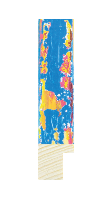 Vibrant Art Splash Picture Frame | Handcrafted Pine Wood – 6 Colours