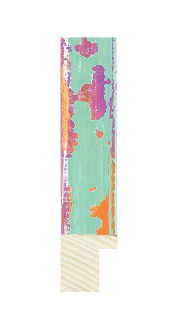 Vibrant Art Splash Picture Frame | Handcrafted Pine Wood – 6 Colours