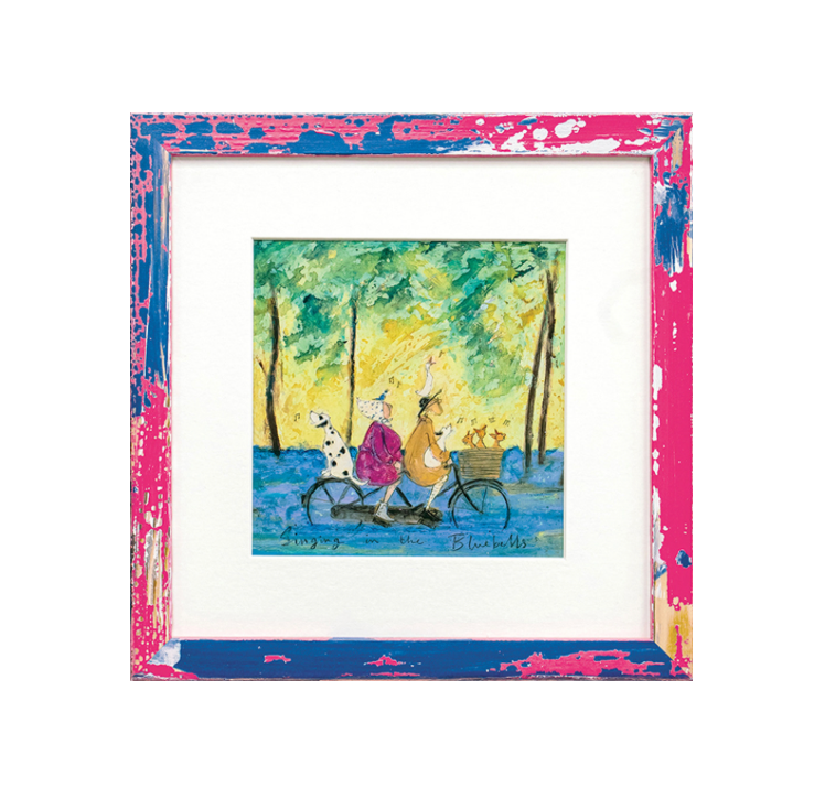Vibrant Art Splash Picture Frame | Handcrafted Pine Wood – 6 Colours