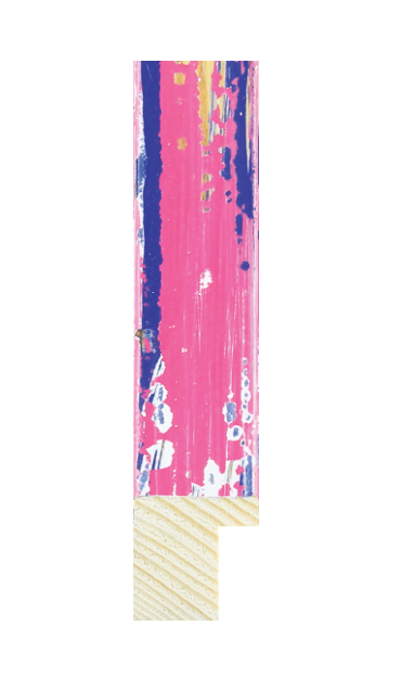 Vibrant Art Splash Picture Frame | Handcrafted Pine Wood – 6 Colours