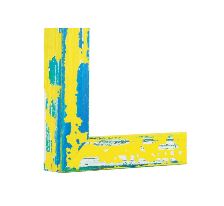 Vibrant Art Splash Picture Frame | Handcrafted Pine Wood – 6 Colours