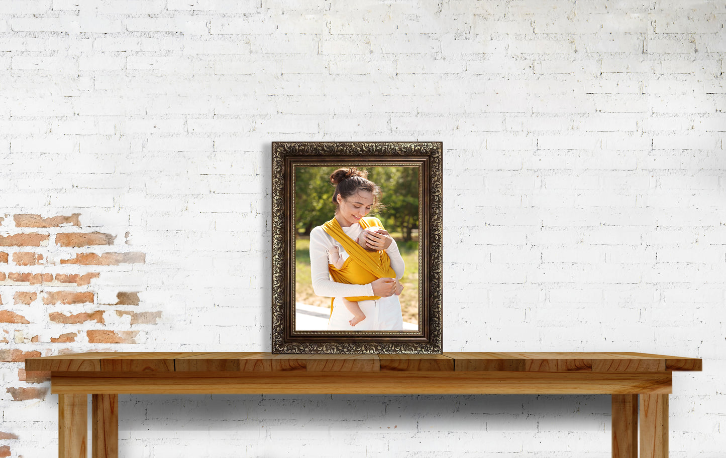 Ornate Baroque Picture Frame: Bronze Vintage Style, Bordeaux Range