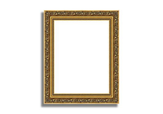 Ornate Baroque Picture Frame: Gold Vintage Style, Bordeaux Range