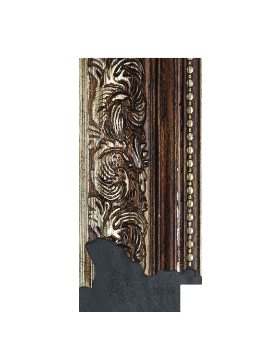 Ornate Baroque Picture Frame: Bronze Vintage Style, Bordeaux Range