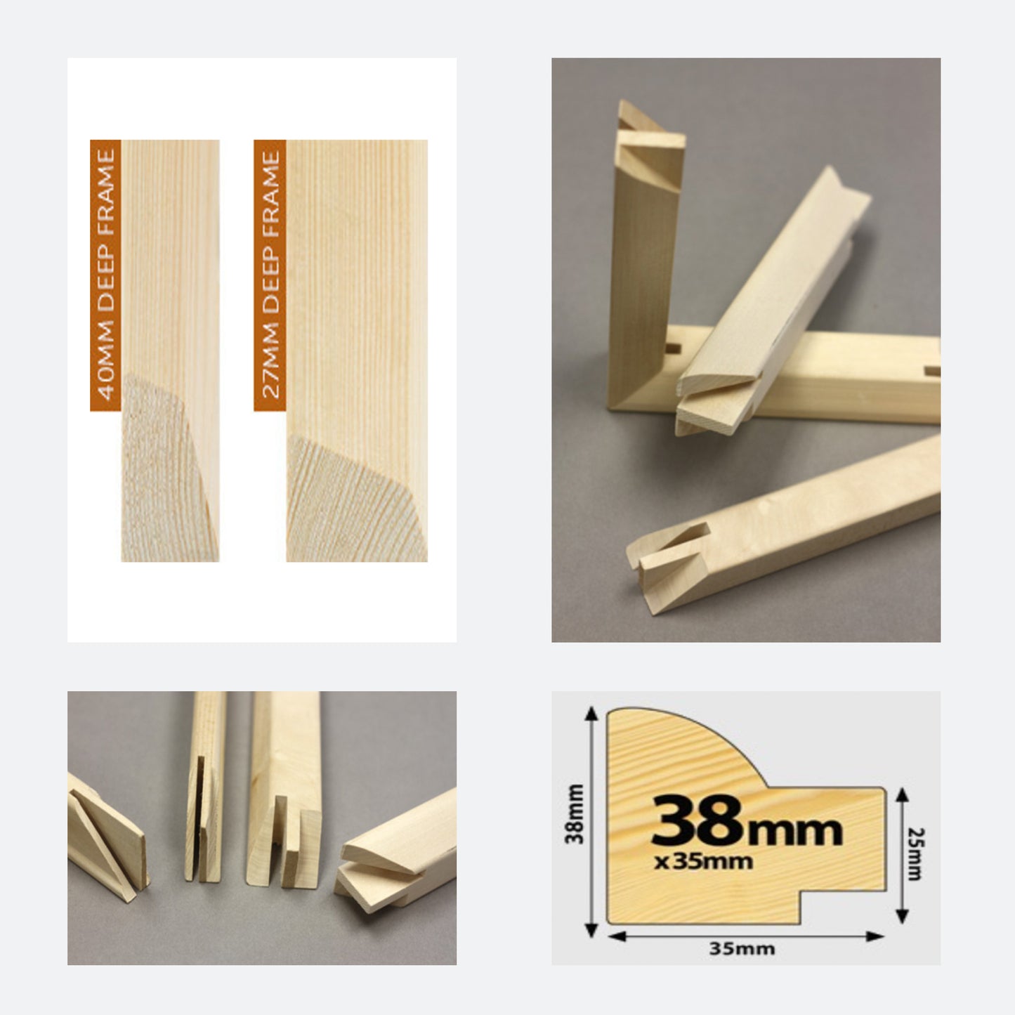 Canvas Stretching & Framing Services: Bespoke Gallery Stretch (UK Only)