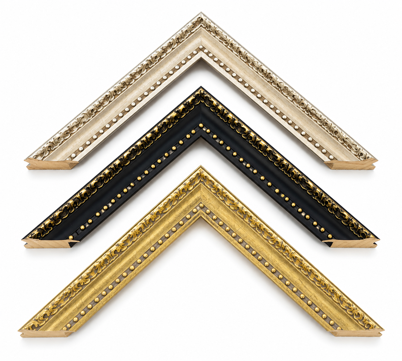 Ornate Picture Frame Lima Range Premium Wood Gold/Silver/Black  A2/A3/A4/A5