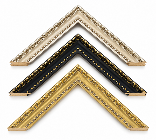 Ornate Picture Frame Lima Range Premium Wood Gold/Silver/Black  A2/A3/A4/A5