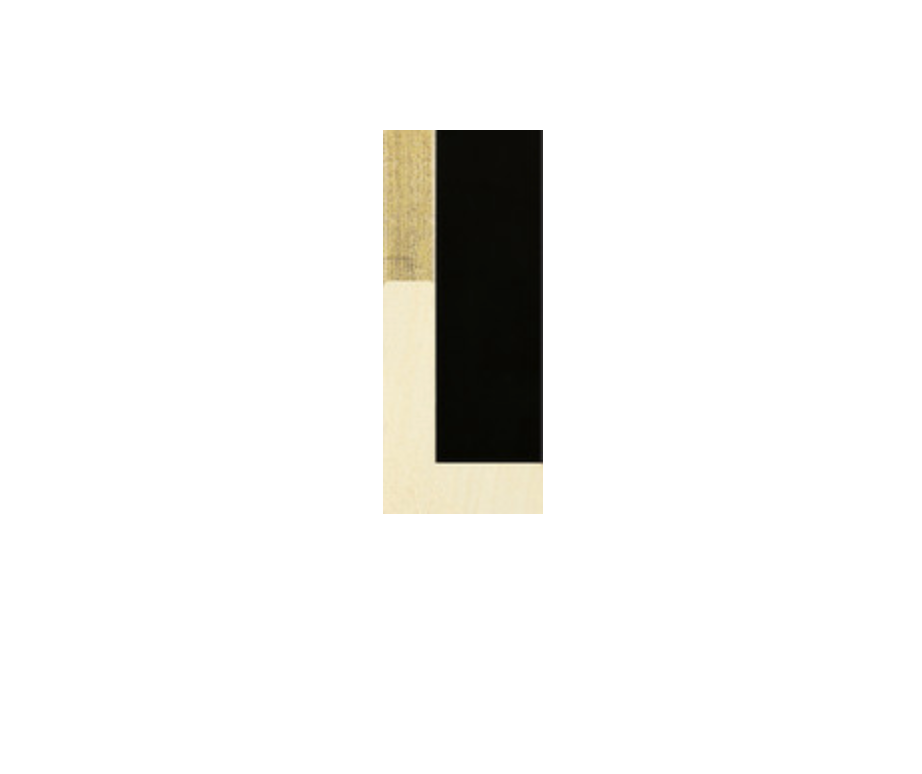 Bespoke Canvas L Shape Frame: Custom Wood Frames for Art