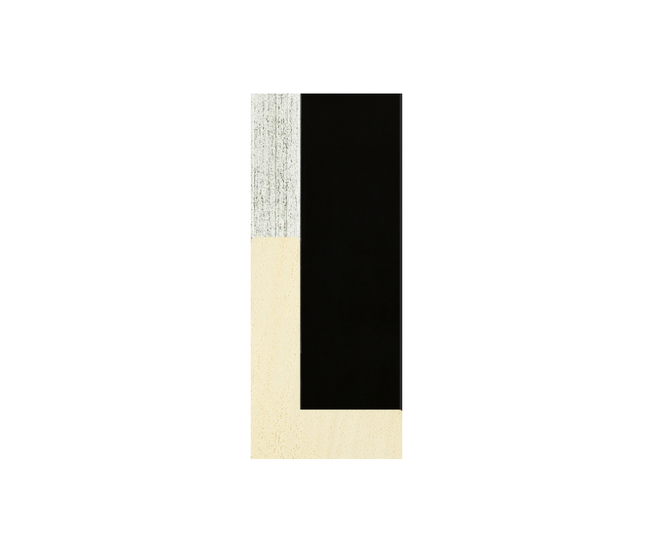 Bespoke Canvas L Shape Frame: Custom Wood Frames for Art