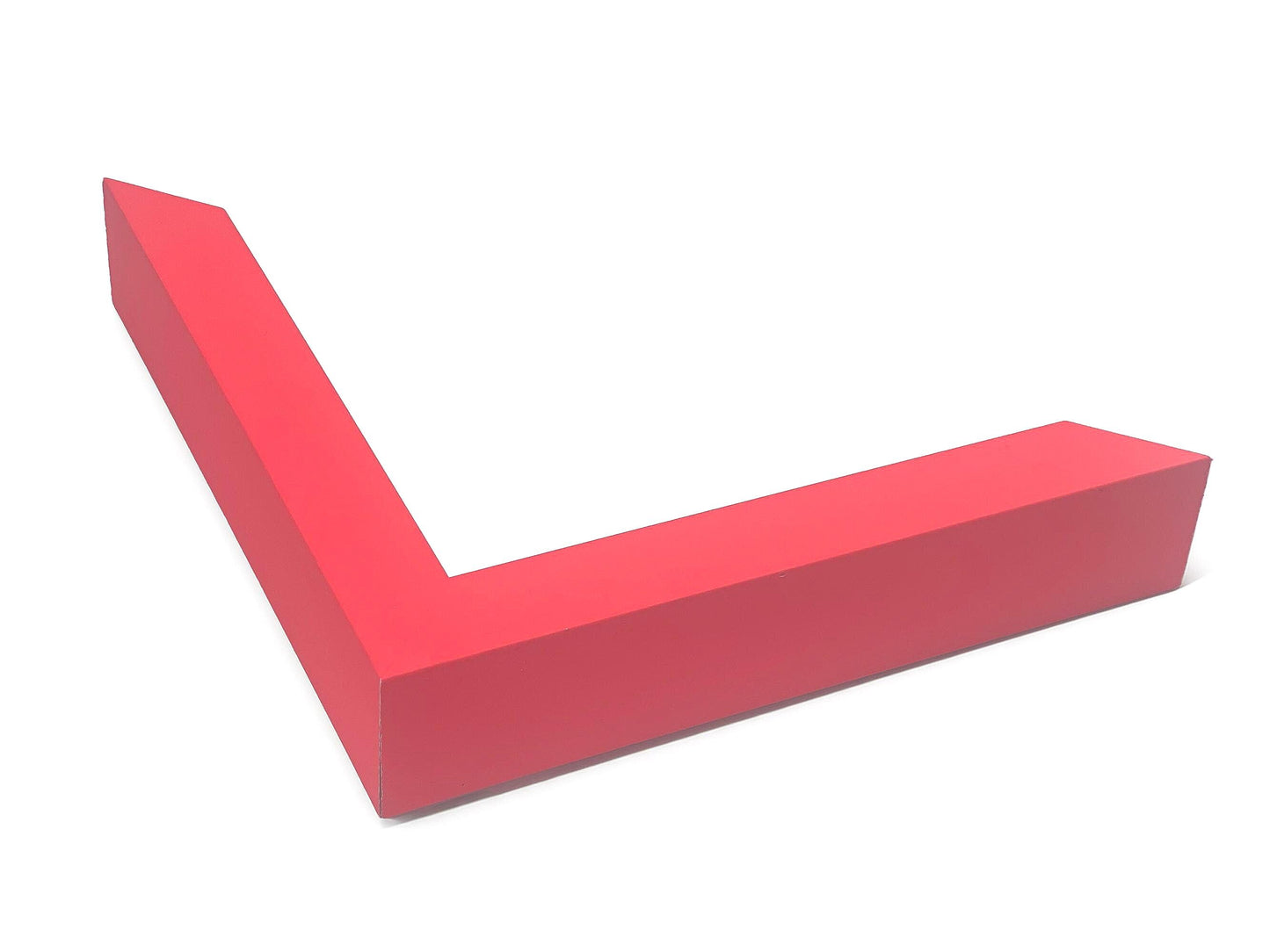 Neon Wood Box Frame: Modern Photo Display, A1-A5 Sizes