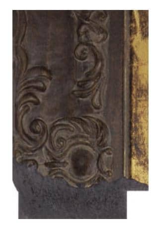 Venice Ornate Shabby Chic Antique Style Picture Frame Walnut Gold edges A1/A2/A3/A4/A5