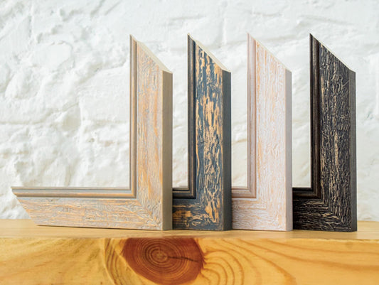 Rustic Distressed Hand Finished Pine Wood Picture Frame Rosmere Range Grey/Natural/BlackWhite A2/A3/A4/A5
